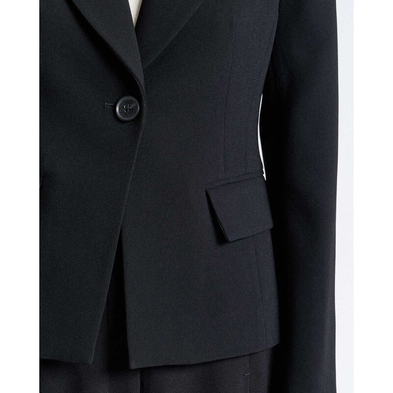 Cue Crepe Cropped Blazer image number 2